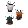 Gusseisen Geschirr Fondue-Set